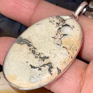 Brecciated Maligano Jasper Pendant 2 1/4”